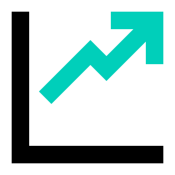 Trends arrow aqa icon