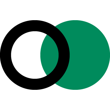 overlapping circle icon